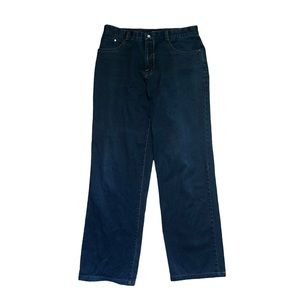 Vintage Gianfranco Ferre Dark Wash Denim Jeans 90s Relaxed Unisex Men’s Size 33